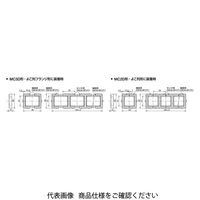 IDEC ガードバリア ライトグレー MCMーBF3NPN10 1セット(40個:10個×4セット)（直送品）