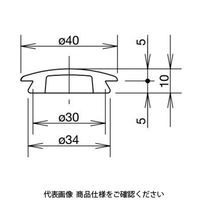 IDEC 取付穴プラグ OBー13BPN05 1セット(35個:5個×7セット)（直送品）