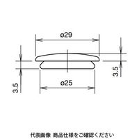 IDEC 取付穴プラグ OBー31PN05 1セット(45個:5個×9セット)（直送品）
