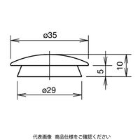 IDEC 取付穴プラグ OBSー13BPN05 1セット(35個:5個×7セット)（直送品）