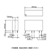 IDEC RF1V形強制ガイド式リレー RF1Vー3A1BLーD12 1セット(10個)（直送品）