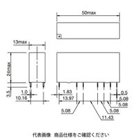 IDEC RF1V形強制ガイド式リレー RF1Vー5A1BーD12 1セット(10個)（直送品）