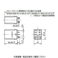 IDEC RH形パワーリレー RH2BーUWDC12 1セット(10個)（直送品）