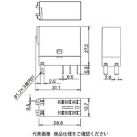 IDEC RJシリーズスリムパワーリレー RJ22SーCLーD24 1セット(10個)（直送品）