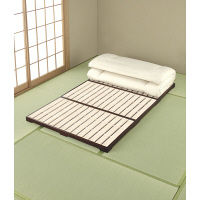 ファミリー・ライフ 桐三つ折れスノコベッド セミダブル 03606（直送品）