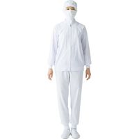 男女兼用長袖ジャンパー S ホワイト AQ-495-A9-S サーヴォ（旧サンペックスイスト）（直送品）