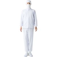 男女兼用長袖ジャンパー L ホワイト LT-493-A9-L サーヴォ（旧サンペックスイスト）（直送品）