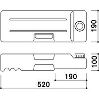 ファースト　Ａバリブロック　小　黒　TGABBSB　1台