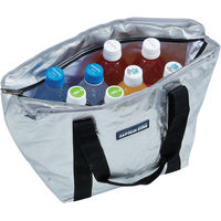 パール金属 キャプテンスタッグ デリス シルバートート型クーラーバッグ10L M-1857 1個