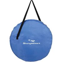 パール金属 キャプテンスタッグ シャイニーリゾート ポップアップ着替えテントUV ブルー M-5788（直送品）