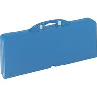 パール金属 キャプテンスタッグ アルミピクニックテーブル ブルー M-8421（直送品）