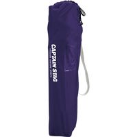 パール金属 キャプテンスタッグ ラコンテ ロースタイルイージーチェア パープル UC-1504（直送品）