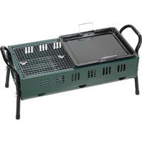 パール金属 キャプテンスタッグ NEWエフェクト ツーウェイバーベキューコンロ600 ホーロー鉄板 UG-0008（直送品）