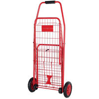 パール金属 キャプテンスタッグ 楽々カーゴキャリー レッド UL-1002（直送品）