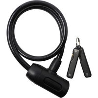 サギサカ ウェーブワイヤーロックキーケース付 60cm 44020 1個