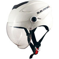 TNK工業 STR-W BT ヘルメット ホワイト FREEサイズ（58-59cm） 511868（直送品）