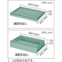 トラスコ中山 TRUSCO BM3型ワゴン用仕切板セット 深型 BM3-LST 1セット 448-9969（直送品）