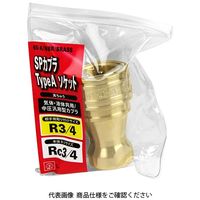 藤原産業 SK11 SPカプラTypeAソケット 6SーA/NBR/BRASS 1個（直送品）