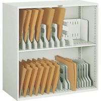 トラスコ中山 TRUSCO フォルダーラック用仕切板セット 13枚入 ネオグレー FR-1S NG 1セット(13枚) 510-6401（直送品）