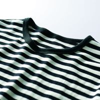 住商モンブラン カットソー 兼用 8分袖ブラックボーダー SS BW2506-10 1枚（直送品）