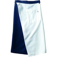 住商モンブラン サロンエプロン 兼用 ブルー/ホワイト F BW5507-29 1枚（直送品）