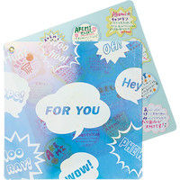 包む 色紙 オーロラ メッセージ B-0024（直送品）