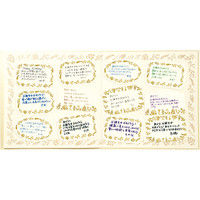 包む 色紙 ミニ ボタニカルフレーム B-0027 1セット（2冊）（直送品）