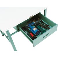 トラスコ中山 TRUSCO 作業台用引出 1段 グリーン F-1 1個 500-8816（直送品）