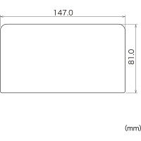 サンワサプライ SHARP Brain PW-SB6/SH6/SS6用液晶保護指紋防止光沢フィルム PDA-EDF551KFP 1枚（直送品）