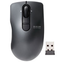 ワイヤレスマウス 静音マウス 無線 3ボタン チルトホイール ブルーLED 黒 M-FPG3DBSBK エレコム 1個