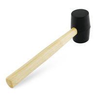 ビッグマン 黒ゴムハンマー中RH-02 011936（直送品）