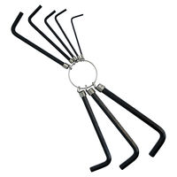 ビッグマン 六角棒レンチセット 8本組 黒 BR-8 026027（直送品）