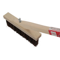 ビッグマン 023041/カネカ 柄付左官ブラシ(赤毛) 1/2丁掛 023041 1個