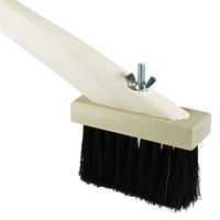 ビッグマン カネカ 柄付左官ブラシ本職用 黒本馬毛1/4丁掛 023046（直送品）