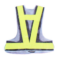 ビッグマン 反射黒メッシュベスト イエロー RS-D2 045281（直送品）