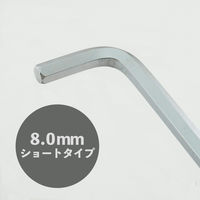 ビッグマン 六角棒レンチ HW-8.0（直送品）