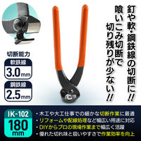 ビッグマン 喰切180ミリ IK-102（直送品）