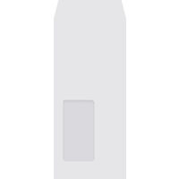 キングコーポレーション 洋形4号タテ型 窓明封筒 No.2 枠ナシ白特A70g 120652　1箱(1000枚入)（直送品）