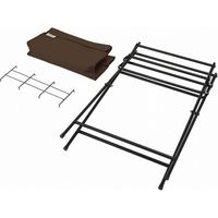 タカショー ベジトラグ ポピーコンパクト 幅450×奥行300×高さ710mm ブラウン MIT-P02BR 1個（直送品）