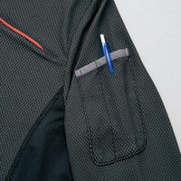 アイトス HERO’S UNIFORM 長袖ポロシャツ ブラック 5L 551045-010-5L（直送品）