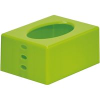 ポケットティッシュケース グリーン 4950672658473 12個 伊勢藤（直送品）