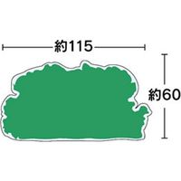 ユニバース グルメシート 抗菌グリーンリーフ 丸 11703 1包：24000枚（1000×24）（直送品）