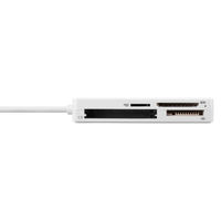 バッファロー USB2.0 マルチカードリーダー ケーブル収納モ BSCR300U2WH 1台（直送品）