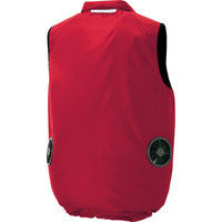 タルテックス HERO’S UNIFORM ベスト（空調服TM） レッド 4L 50196-009-4L（直送品）