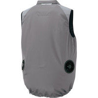 タルテックス HERO’S UNIFORM ベスト（空調服TM） モクグレー 6L 50197-104-6L（直送品）