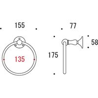 ゴーリキアイランド タオルリング SB ANNI 640825（直送品）