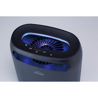 アピックス LED蚊取り捕虫器 切タイマー 夜間自動運転 薬剤不要 静音 ブラック AIC-10X BK 1台 APIX