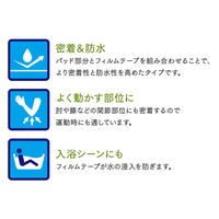 森下仁丹 ハイドロウェットα 防水タイプ Sサイズ 1袋（3枚入）