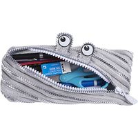 ジップイット モンスターペンケース、シルバー ZP-ZTM-SE/SL（直送品）