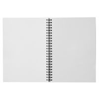 無印良品 ダブルリングノート・無地 A5・ダークグレー・80枚 1箱（10冊入） 82109221 良品計画